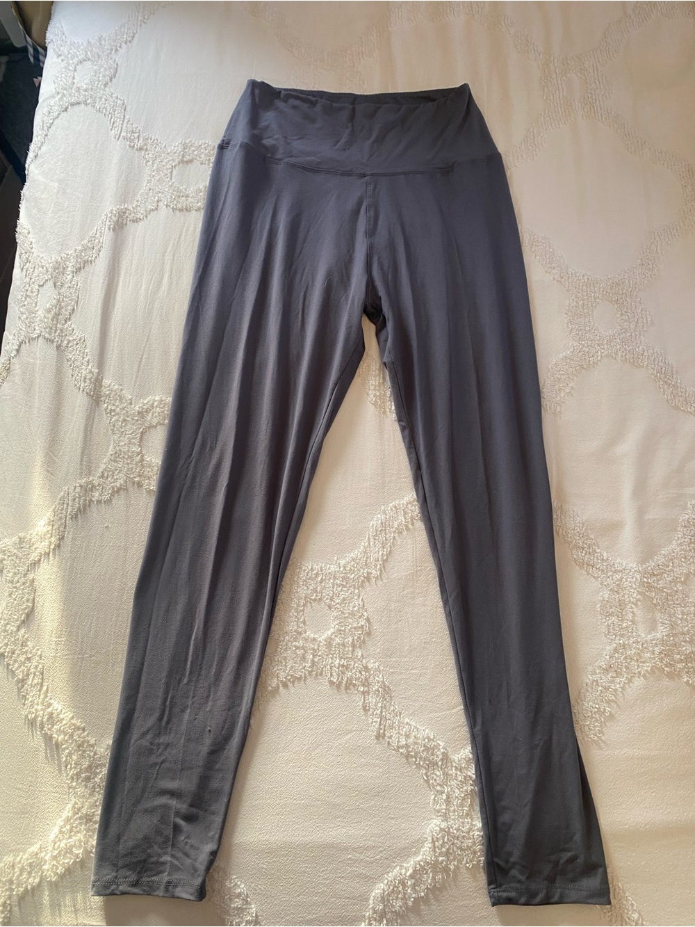 High-Waist Charcoal Gray Leggings
